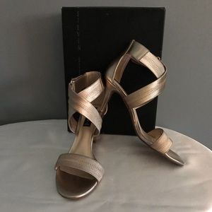 Steven by Steve Madden Gold Vallerie Heel
